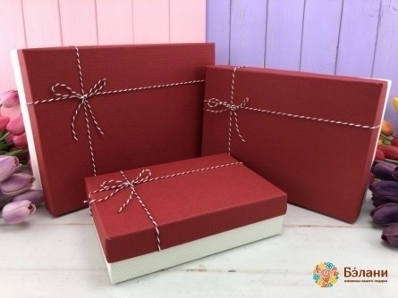 Cutie Cadou „Texture” Roșu