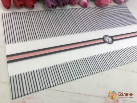 Urmărirea Hârtiei Pentru Flori „Linii” Negre