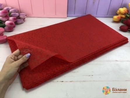 Flizelin Pentru Flori "flori" Roșu