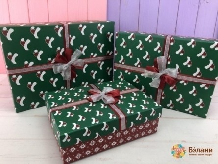 Cutie Cadou "pălării De Anul Nou" Verde