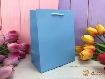 Geantă Cadou „O Culoare” Albastru S