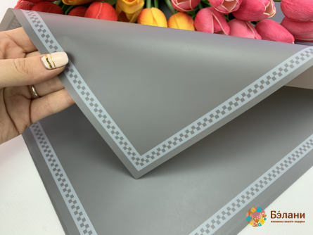 Hârtie De Urmărire Pentru Dame Flori Gri Închis