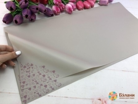 Hârtie De Urmărire Pentru Flori „Inimi De Aur” Bej