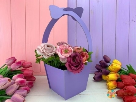 Cutie De Flori Liliac „Bow”