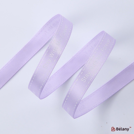 Panglică Din Satin "rămâi Cu Mine" Violet