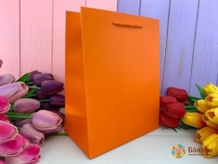 Geantă Cadou „O Culoare” Portocalie M