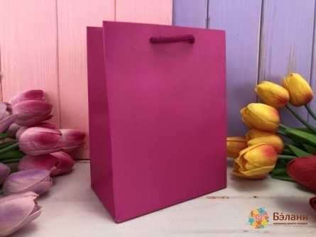 Geantă Cadou „O Culoare” Zmeură M