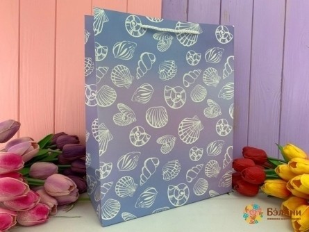 Geantă Cadou "cochilii De Coajă" M Violet