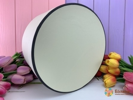 Cutie Rotundă „Marginea” Vanilie