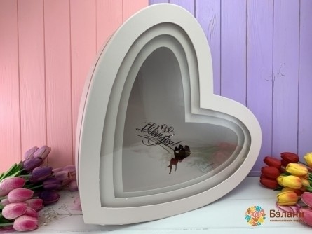 Cutie În Formă De Pulbere „Uriașă” De Inimă