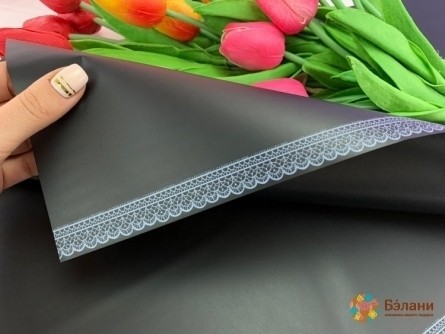 Hârtie De Urmărire Pentru Flori "kant Openwork" Negru