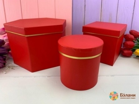 Cutie De Flori "figuri" Roșu