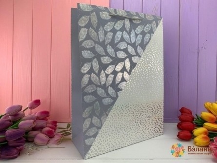 Pachet Cadou "frunze Și Puncte" Argint M