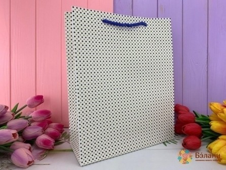 Pachet Cadou "dots" Alb L