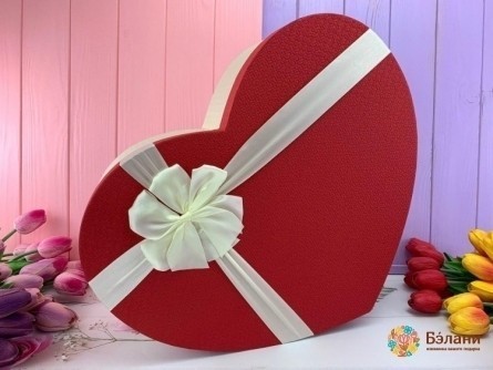 Cutie Simplă În Formă De Inimă 5 În 1 Roșu