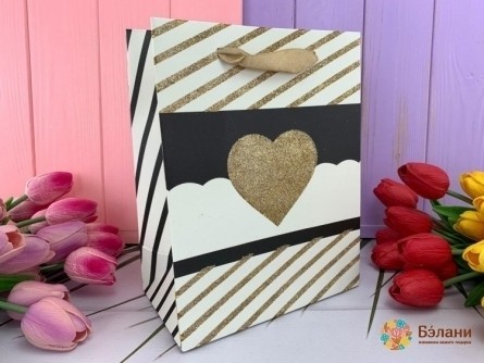 Geantă Cadou „Dragostea Este” Inima S