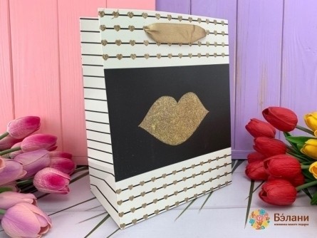 Geantă Cadou „Dragostea Este” Buze S