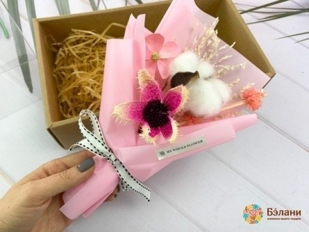 Buchet De Flori Uscate "bumbac # 6"