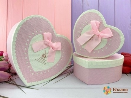 Cutie În Formă De Inimă "mill # 4" Roz