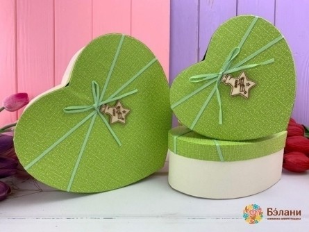 Cutie În Formă De Inimă Cu Stea Nr