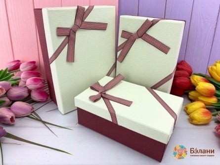 Cutie Cadou "diagonal # 6" Alb