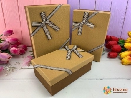 Cutie Cadou "diagonal # 9" Bej
