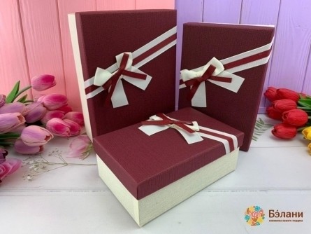 Cutie Cadou "bow # 7" Marsala