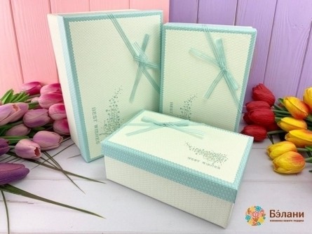 Cutie Cadou "buchet # 6" Alb