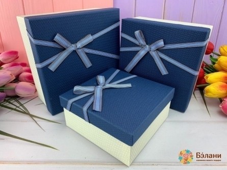 Cutie Cadou "lush # 5" Albastru