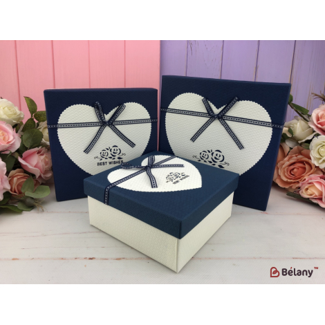 Cutie Cadou „Inima # 7” Albastră