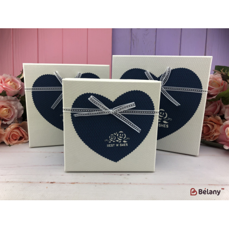 Cutie Cadou „Inima # 8” Albă