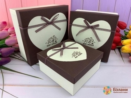 Cutie Cadou „Inima # 9” Ciocolată