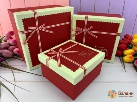 Cutie Cadou "bestwishes # 1" Roșu