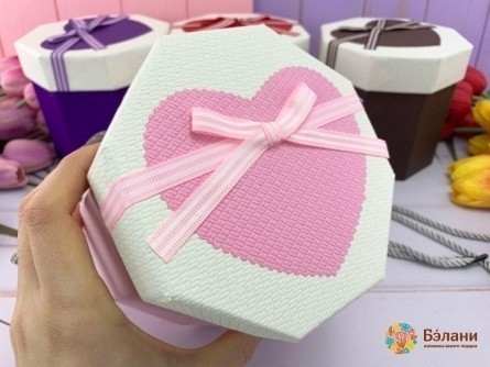 Set De Cutii Cadou „Six Corners” Roz