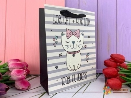 Geantă Cadou „Meow” Drăguță M