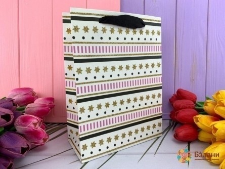 Geantă Cadouri "figuri" Stele S