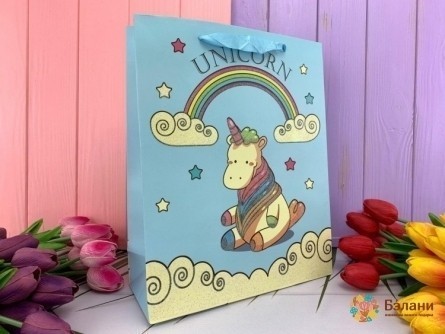 Pachet Cadou „Unicorni” Albastru S