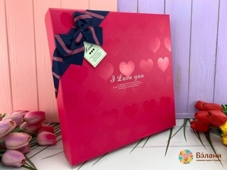 Cutie Cadou „Te Iubesc” Zmeură