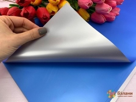 Hârtie De Urmărire Pe Două Fețe Albastru-Argintiu