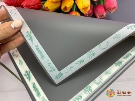 Hârtie De Urmărire Pentru Flori Grafit "borduri De Flori"