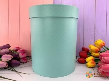 Cutie Rotundă „Simplu” Albastru