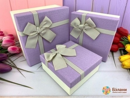 Cutie Pătrată Liliac „Dulce”