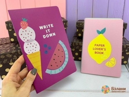 Notebook "fruity" B5 (32 Foi) Mix