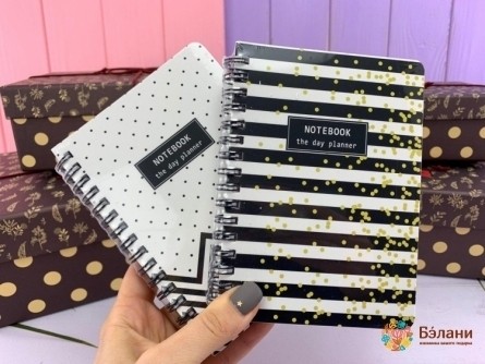 Notebook "alb-Negru" A7 (80 Foi) Mix