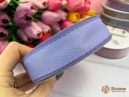 Panglică De Bumbac „Săgeți” Lila