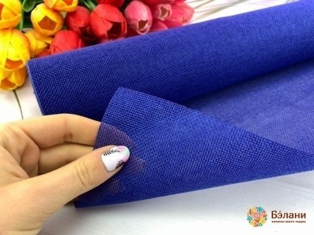 Burlap Indigo