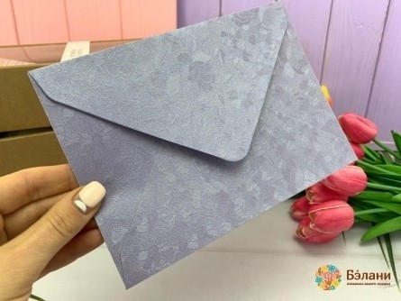 Plic Cadou "flori" Lila