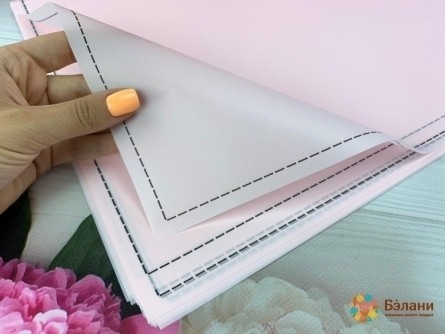 Urmărirea Hârtiei Pentru Flori "liniile Fontului" Roz