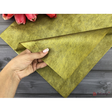 Flizelin Pentru Flori Aur "fire"