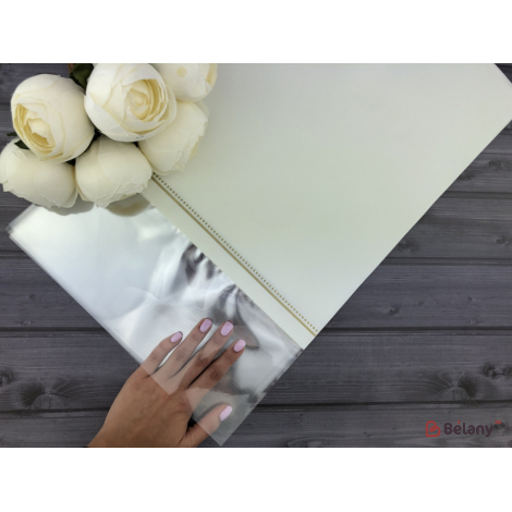 Hârtie De Urmărire Pentru Flori „Frumusețe Puncte” Alb